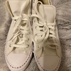 Women’s converse white hightops
